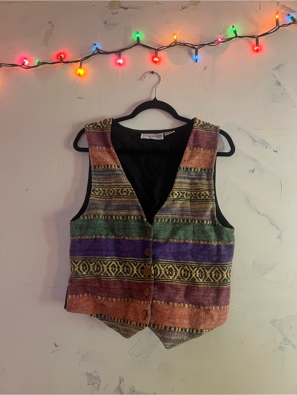 Vintage Southwestern Button Front Vest